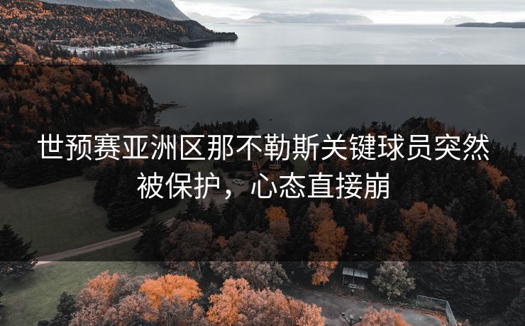 世预赛亚洲区那不勒斯关键球员突然被保护,心态直接崩 世预赛亚洲区那不勒斯关键球员突然被保护,心态直接崩